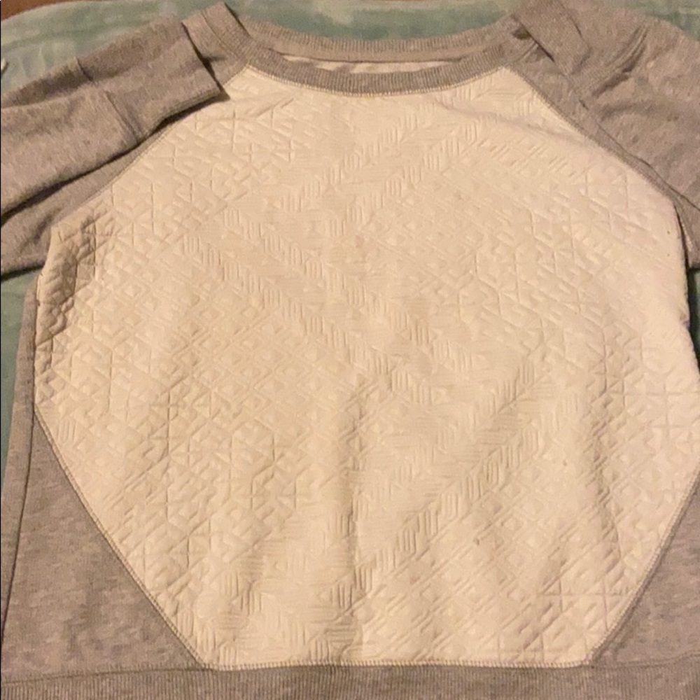 Gray/Cream Sweater